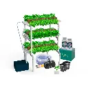 Kit Hidropónico N8 NFT Sistema para 96 Plantas, Jardín Interior Completo con Nutrientes, Semillas y Accesorios